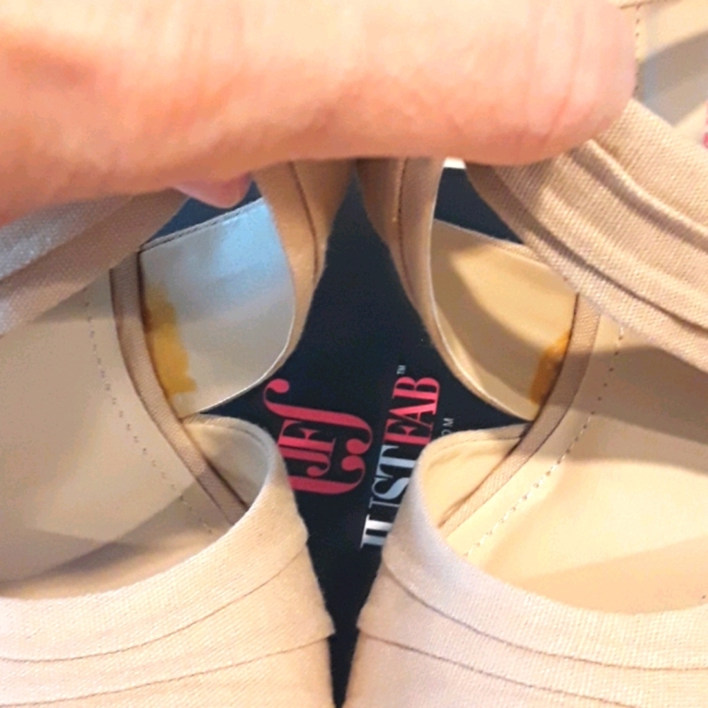 NEW NEVER WORN High Heel Wedge Espadrilles - Picture 4 of 11